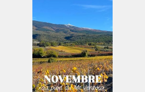 PROGRAMME DES SORTIES DE NOVEMBRE 2026